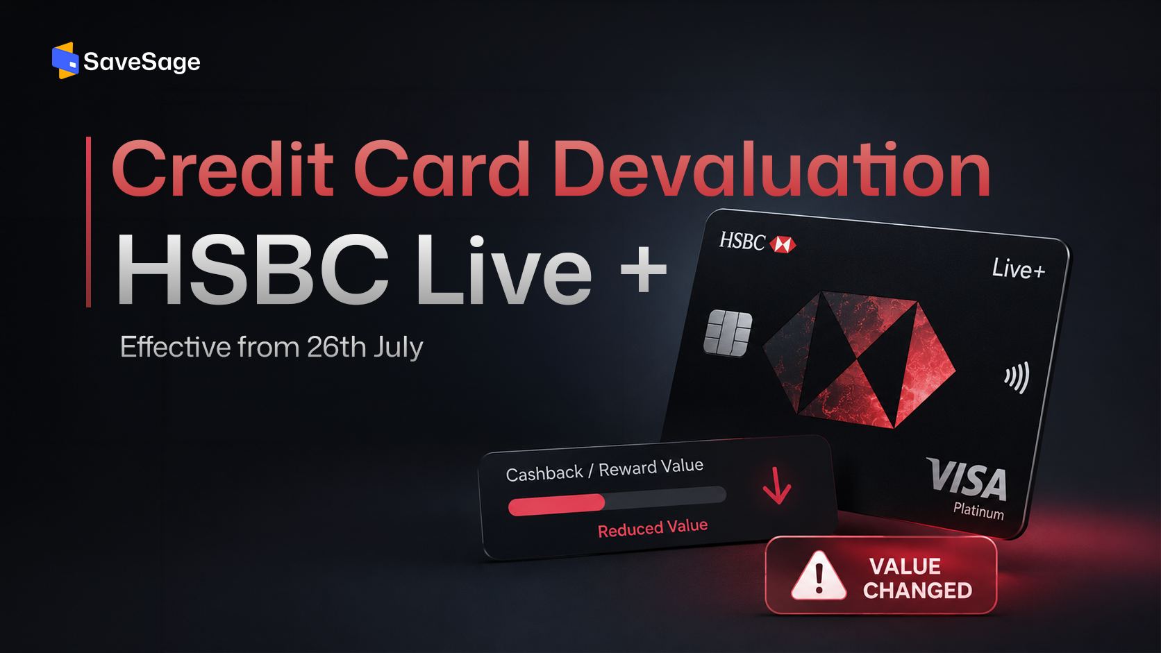 HSBC Live+ Credit Card Devaluation July 2026 