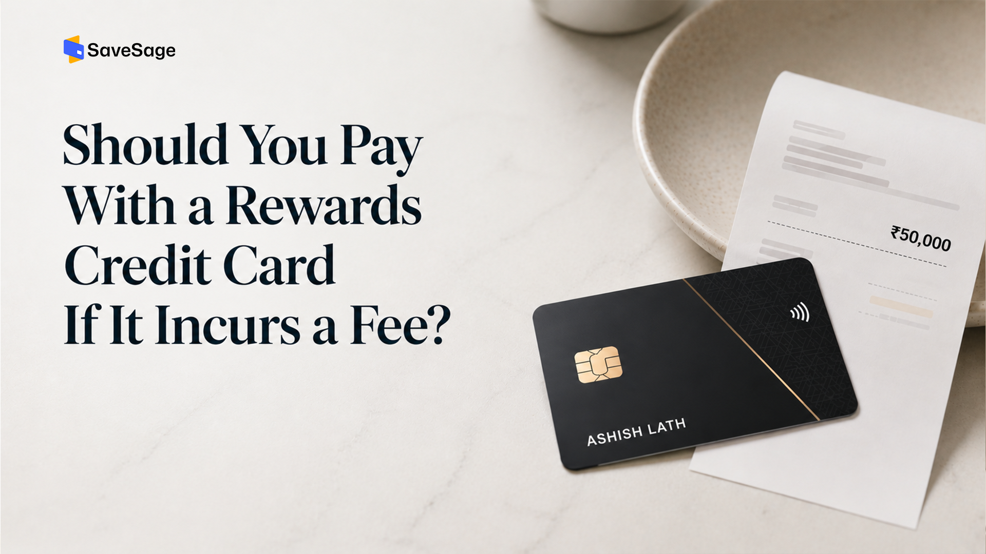 Should You Pay With a Rewards Credit Card If It Incurs a Fee?