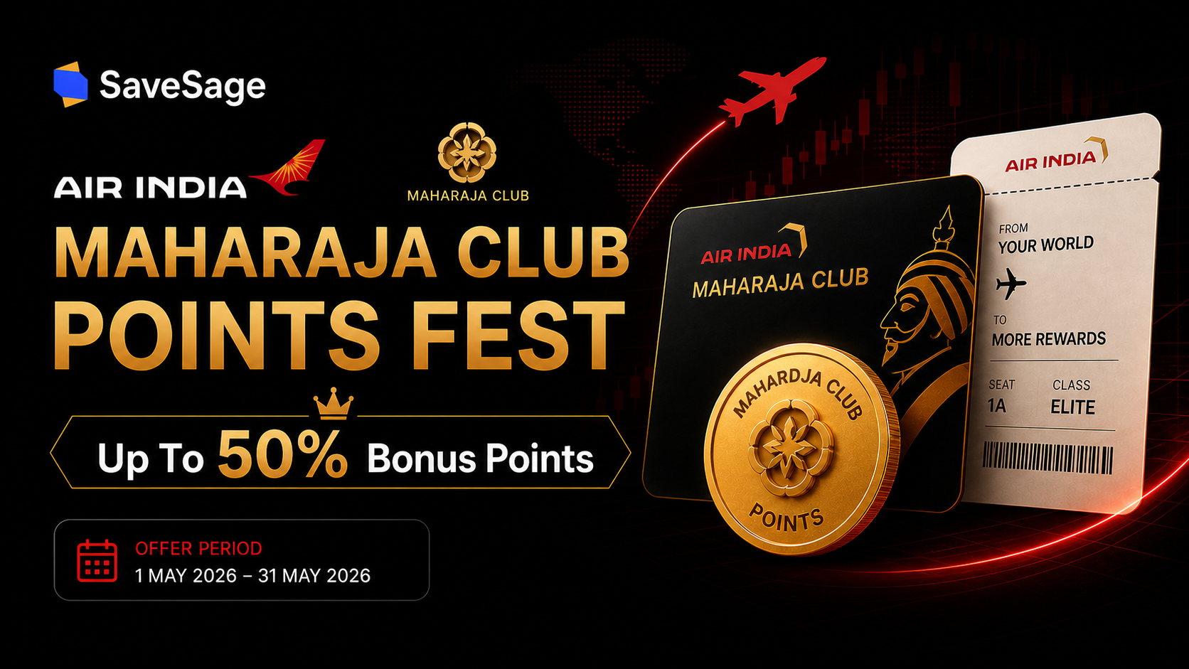 Maharaja Club Points Fest: Earn Up to 50% Bonus Maharaja Points