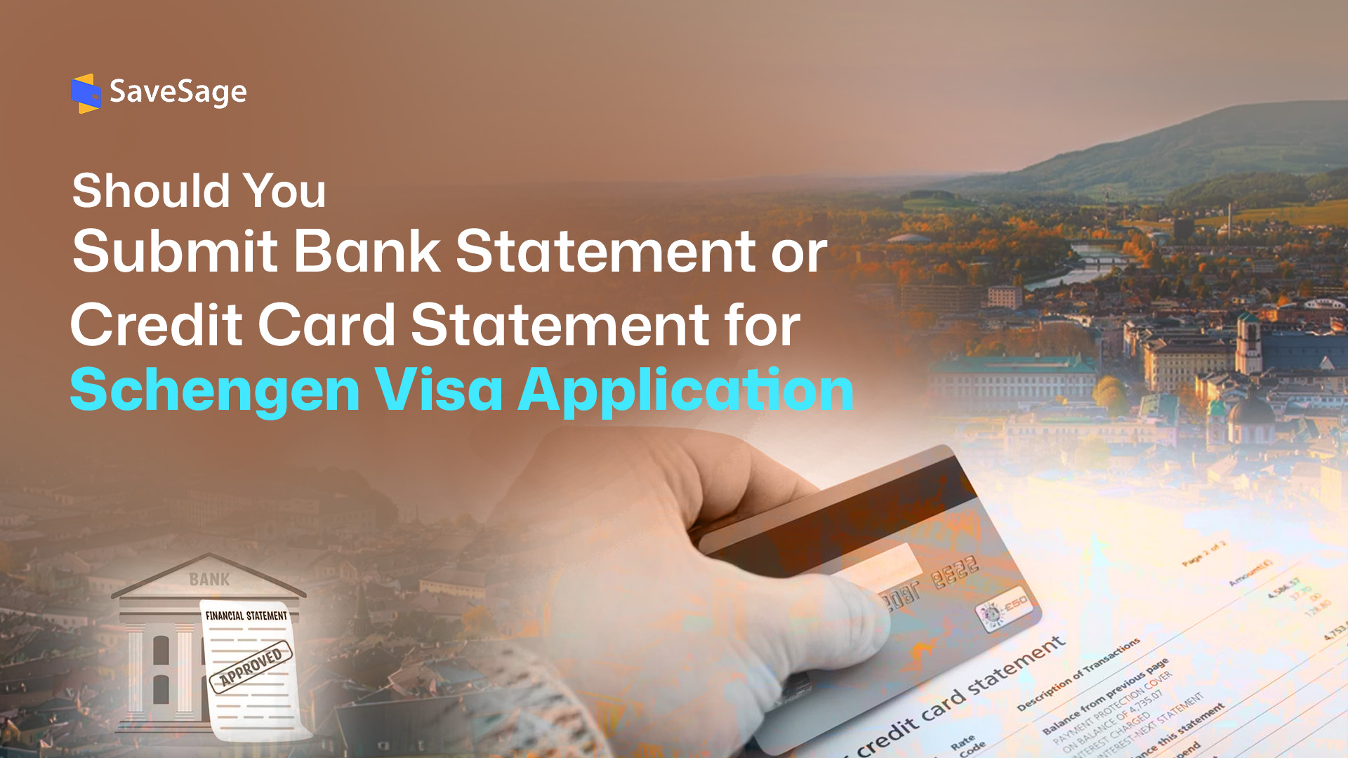 Should You Submit a Bank Statement or Credit Card Statement for Schengen Visa