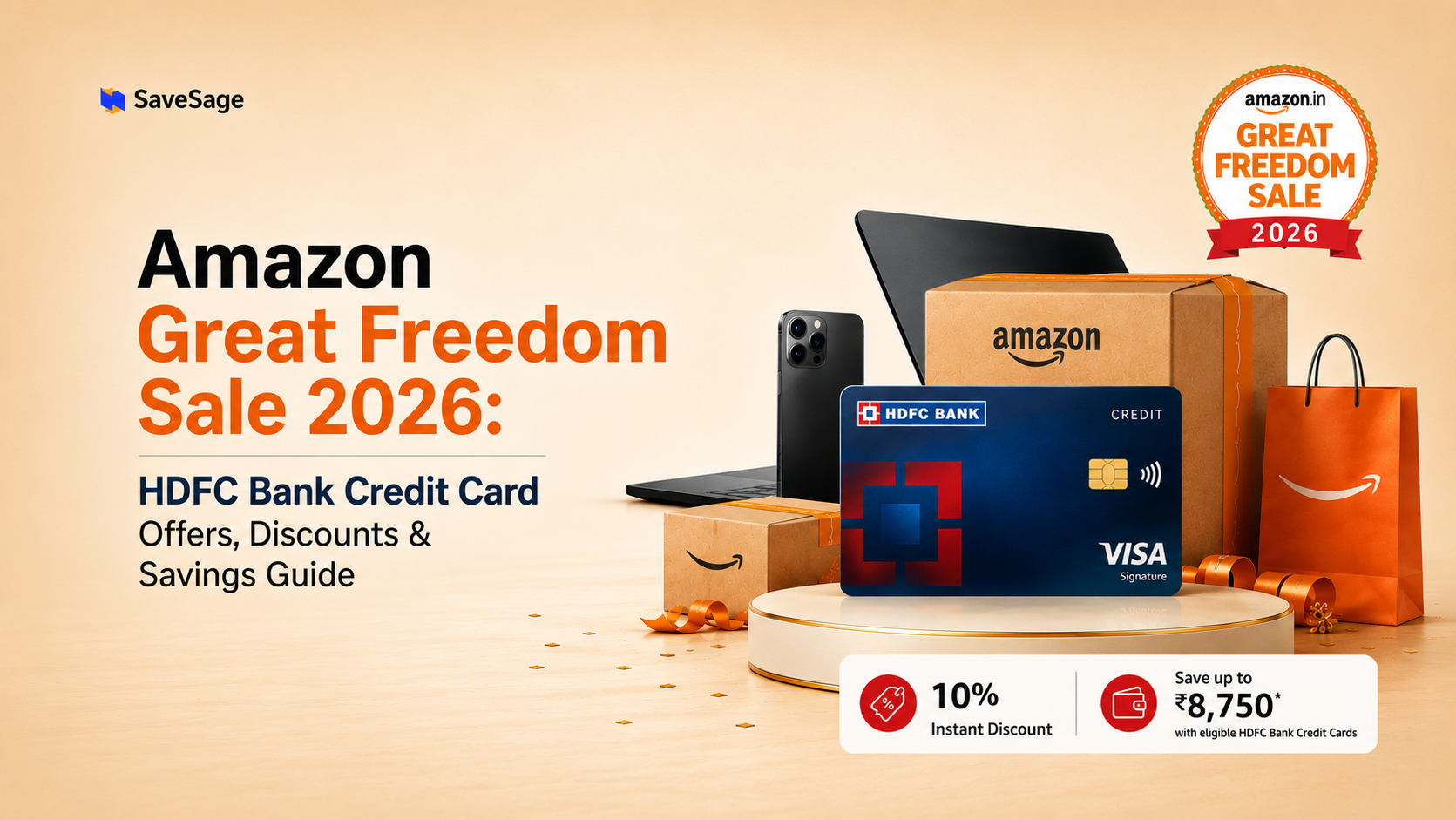 Amazon Great Freedom Sale 2026: HDFC Bank Credit Card Offers, Discounts & Savings Guide