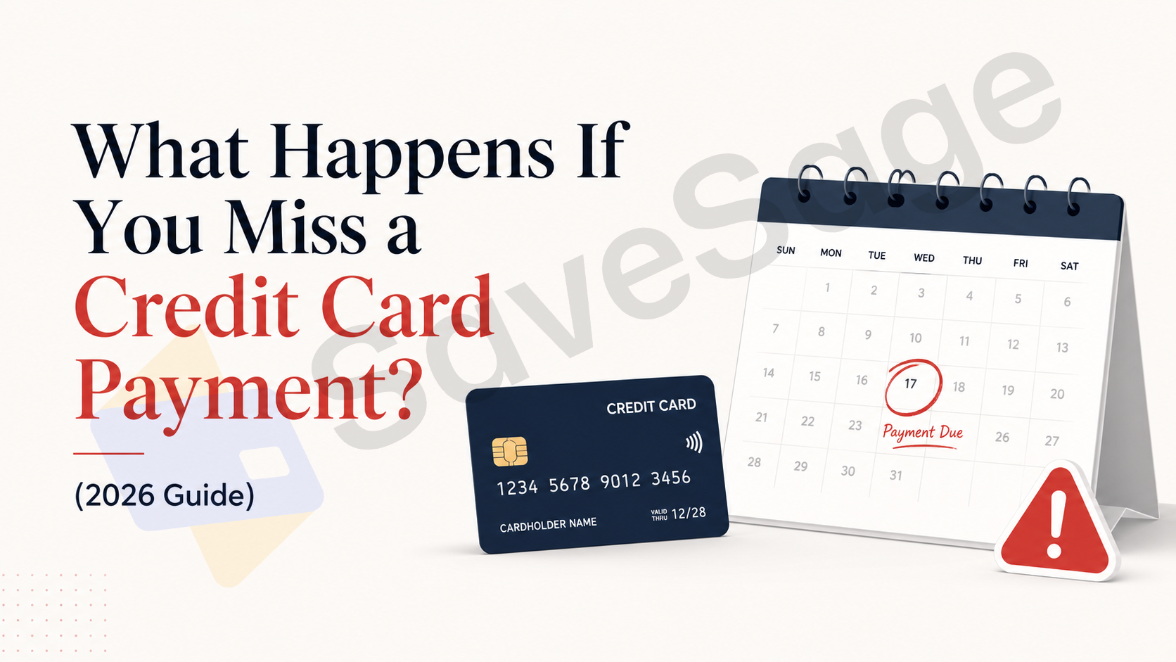 What Happens If You Miss a Credit Card Payment? (2026 Guide)