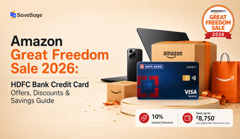 Amazon Great Freedom Sale 2026: HDFC Bank Credit Card Offers, 10% Discounts & Savings Guide