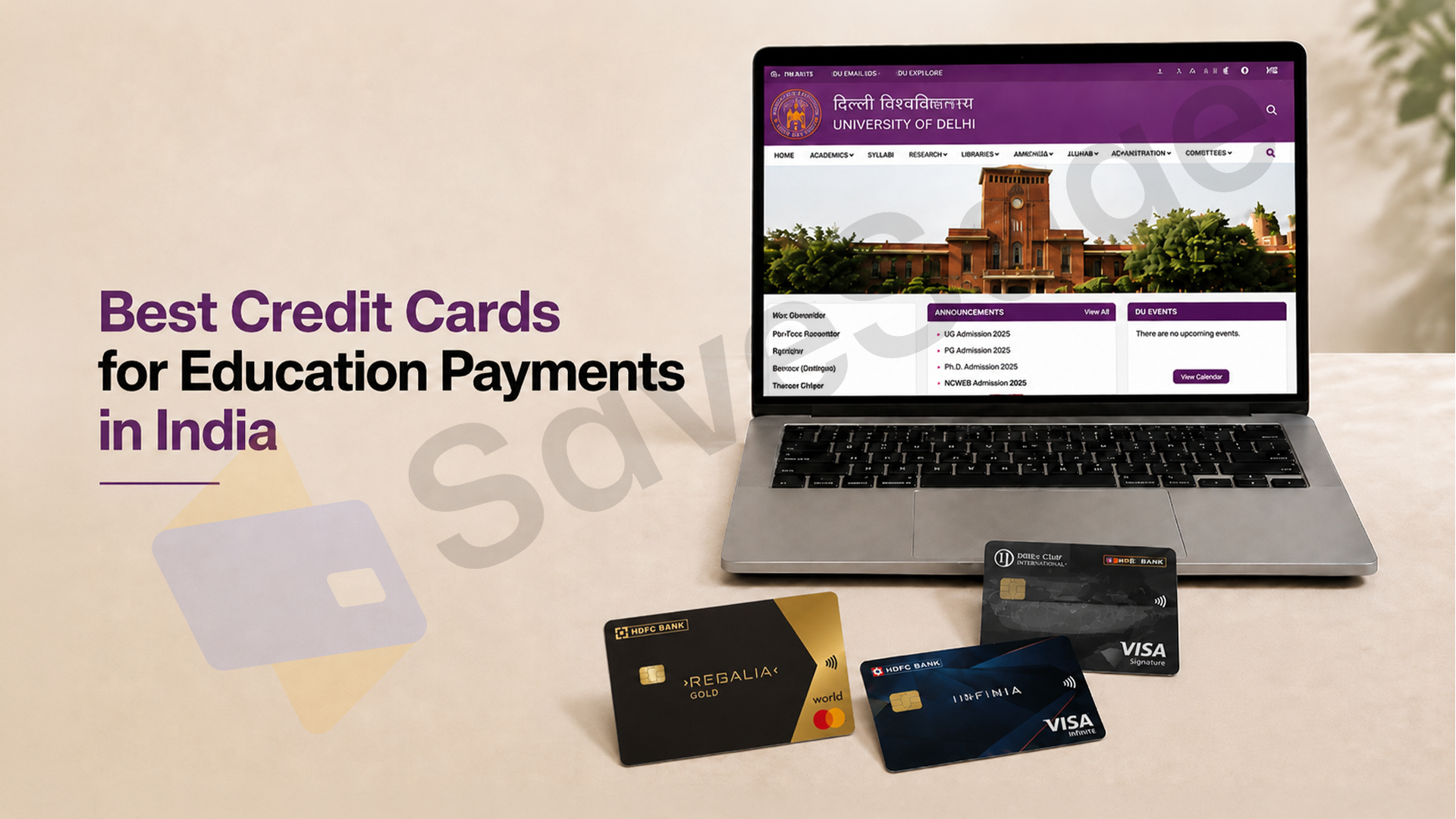 Best Credit Cards for Education Payments in India