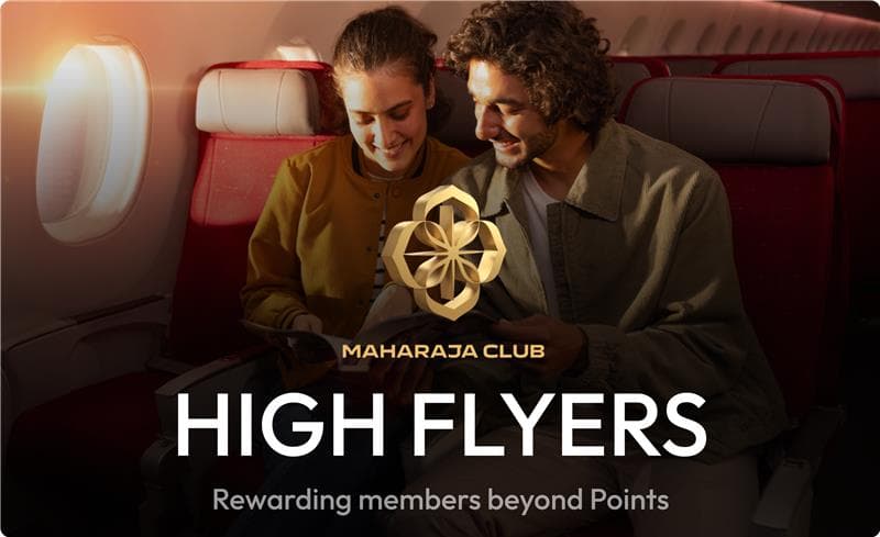 Air India Maharaja Club High Flyers: Special Offer